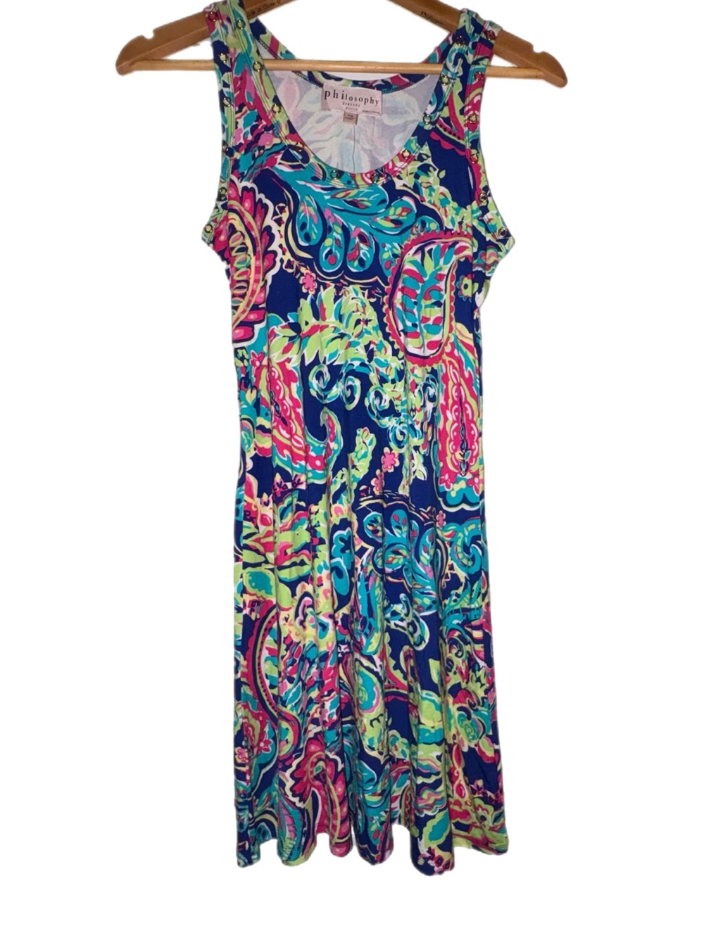 Philosophy Printed Shift New With Tags Small Petite PS